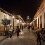 is baja california safe? mexican street at night