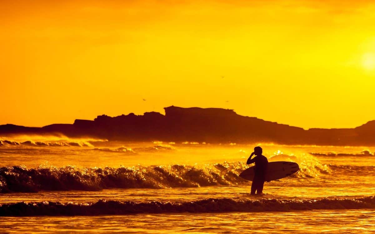 Surfing Stacks Beach ensenada