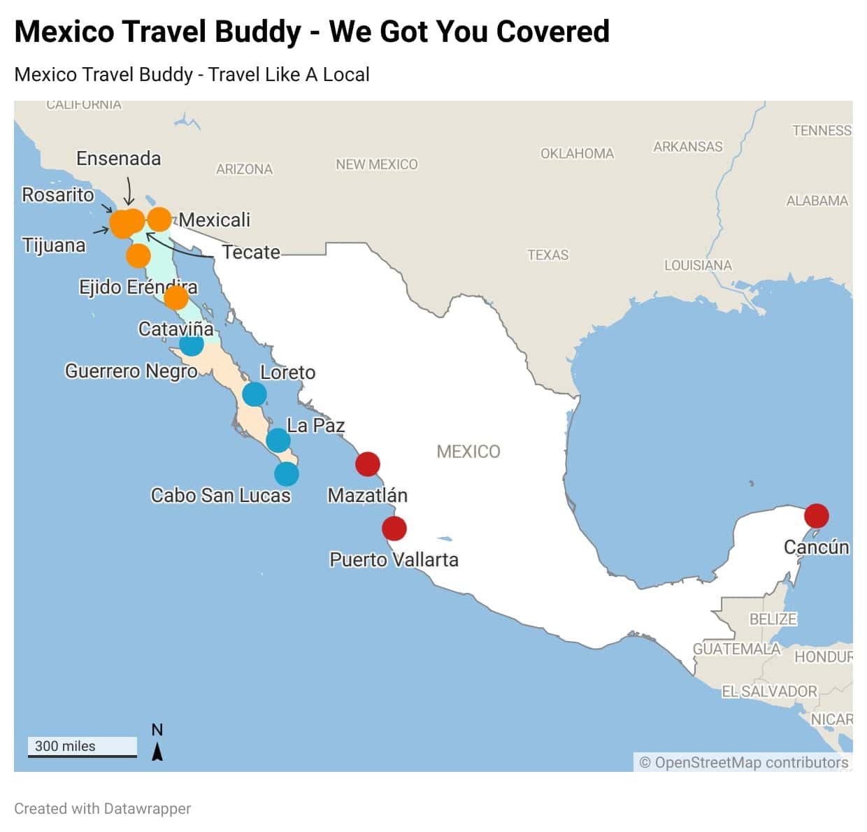 map-of-mexico-travel-buddy-coverage-of-mexico map of mexico for road trips in mexico